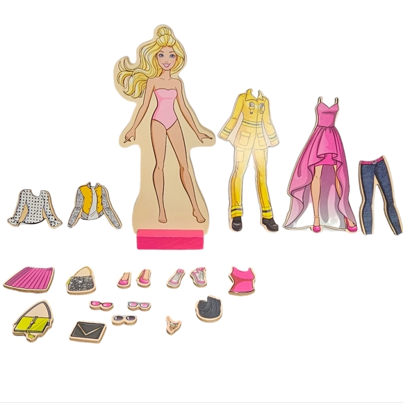Barbie Magnetic Dress Up Doll - Picture 1 of 12